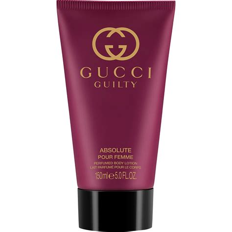 gucci guilty body lotion pour femme